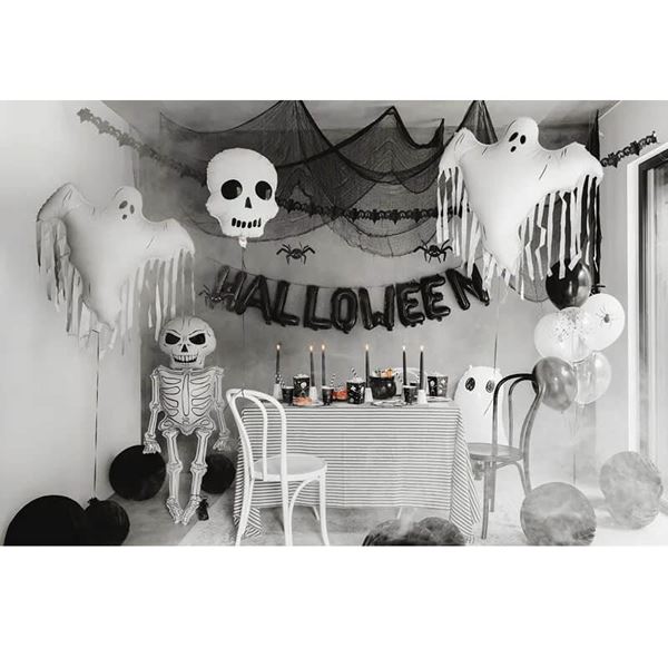 Imagen de Globo Fantasma Blanco gigante Foil ( 93cm) 