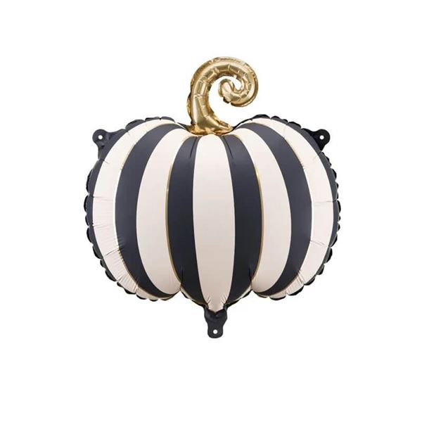 Picture of Copy of Globo Calabaza Blanca y Negra Pequeña Foil (49cm x 53cm)