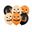 Imagens de Globos Calabazas Halloween Multicolor Látex (6 unidades)
