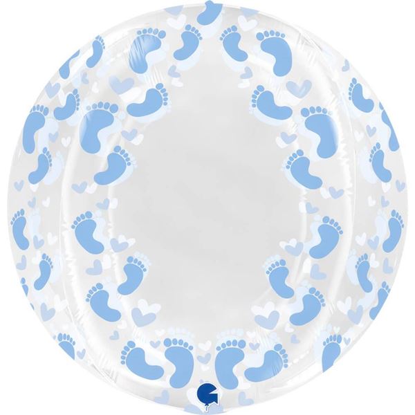 Imagens de Globo Esférico Bubble Pies Azul (48cm)
