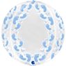 Imagens de Globo Esférico Bubble Pies Azul (48cm)