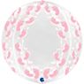 Imagens de Globo Esférico Bubble Pies Rosa (48cm)