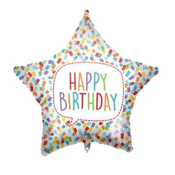 Imagens de Globo Happy Birthday Estrella (45cm)
