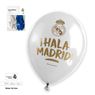 Picture of Globos Real Madrid ¡Hala Madrid! Blanco y Azul – Pack de 6 Unidades