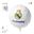 Imagen de Globo Foil Redondo Real Madrid Masterbrand 45 cm | Producto Oficial