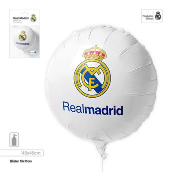 Picture of Globo Foil Redondo Real Madrid Masterbrand 45 cm | Producto Oficial