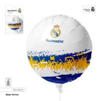 Picture of Globo Foil Redondo Real Madrid “Afición” 45 cm | Producto Oficial