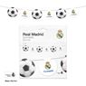 Imagens de Guirnalda Real Madrid con Balones y Escudos | 12 piezas