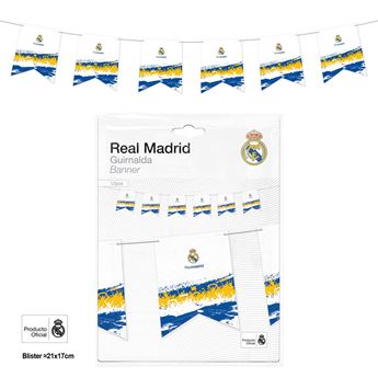 Picture of Guirnalda Real Madrid Banderín Afición | 12 piezas