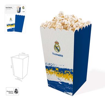 Picture of Caja para palomitas Real Madrid – diseño afición (3 uds)