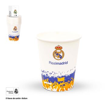 Picture of Vasos Real Madrid – Afición (8 uds, 9×8 cm)