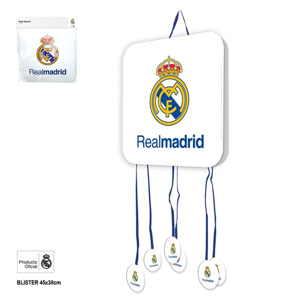 Imagen de Piñata Real Madrid – Escudo Master (35×35 cm)