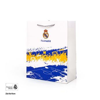 Picture of Bolsa regalo Real Madrid Afición 18x10x23 cm | Diseño grada y campo