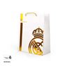 Imagens de Bolsa regalo Real Madrid Escudo Dorado 18x10x23 cm | Elegancia y pasión en cada detalle