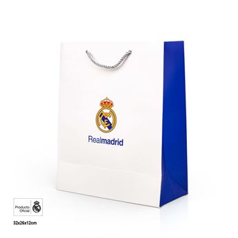 Imagen de Bolsa de Regalo Real Madrid Master Tamaño Mediano (26x12x32 cm)