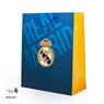 Imagen de Bolsa Regalo Grande Real Madrid – Modelo Azul con Escudo Oficial (30x12x40 cm)