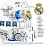 Imagen de Gorros de fiesta Real Madrid – Escudo clásico. 6 unidades (15 cm)