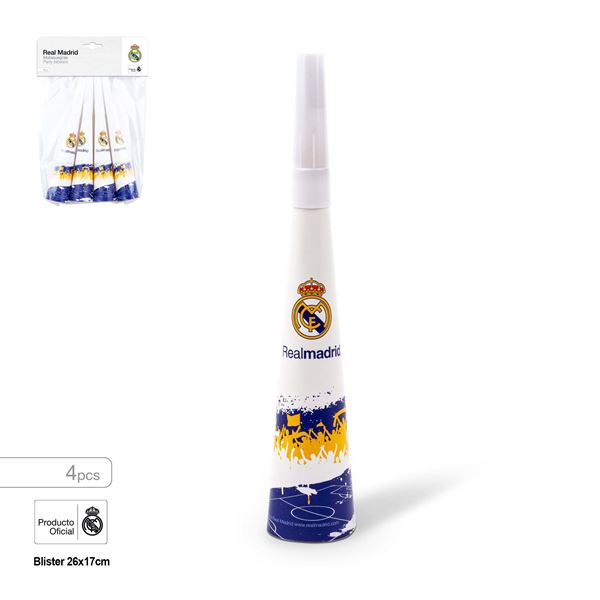 Imagen de Matasuegras Corneta Real Madrid – Diseño Afición (6 uds)