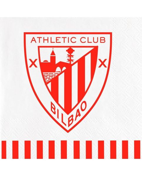 Imagen de Servilletas Athletic de Bilbao papel 33cm (20 unidades)