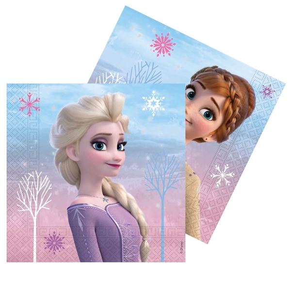 Imagens de Servilletas Frozen II Spirit papel 33cm (20 unidades)