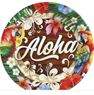 Picture of Platos Aloha Verano cartón 23cm (6 uds)