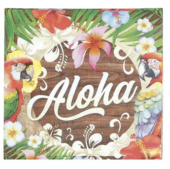 Imagens de Servilletas Aloha Verano papel 33cm (20 unidades)