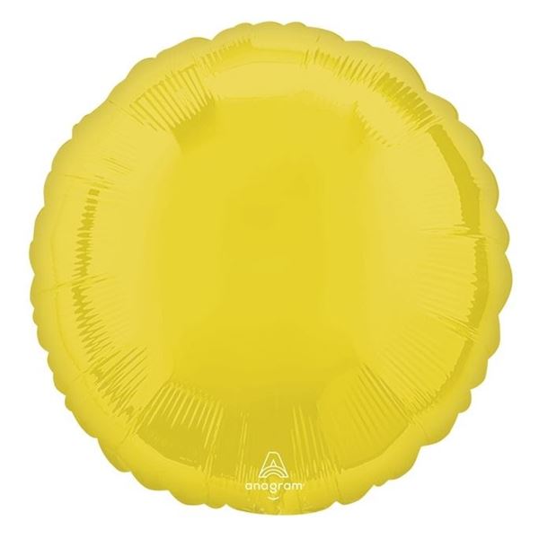 Imagen de Globo Círculo Amarillo Foil (45cm)
