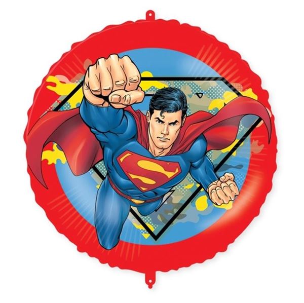 Imagen de Globo Superman Incluye Cinta y peso (45cm)