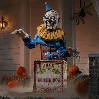 Picture of Figura Payaso Jack en Caja Animatronic Terror (180cm)