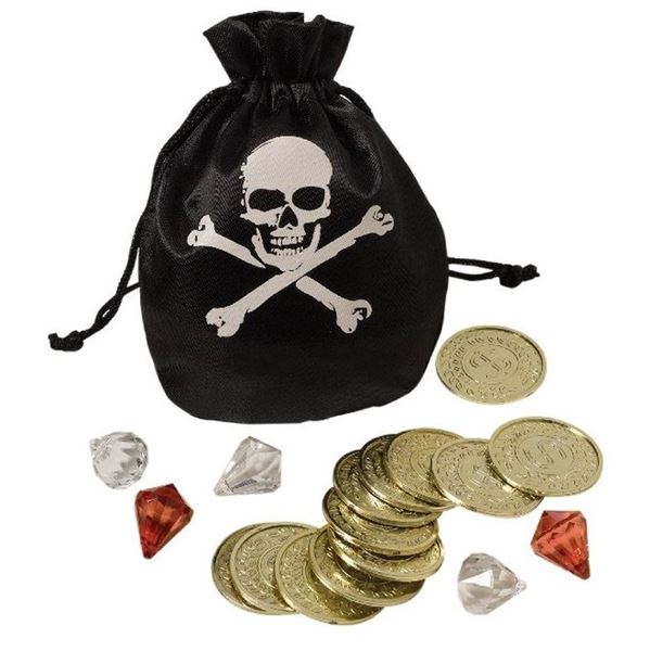 Imagen de Disfraz Accesorio Bolsa Piratas