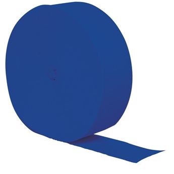 Imagens de Guirnalda Crepé Azul Oscuro 24m (1 unidad)