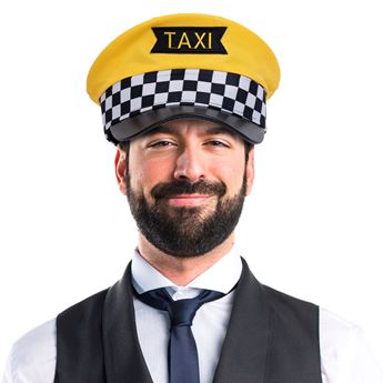 Imagens de Gorra de Taxista Amarilla Unisex