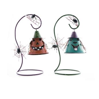 Picture of Portavelas Halloween Infantil Surtido Metal 22cm