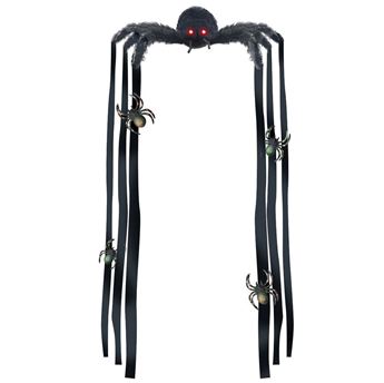 Picture of Decoración de Puerta Araña Gigante con Luz Led (90cm)