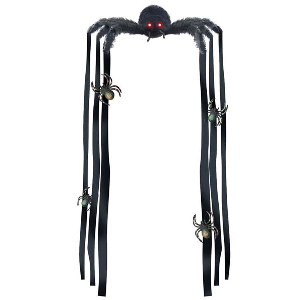Picture of Decoración de Puerta Araña Gigante con Luz Led (90cm)