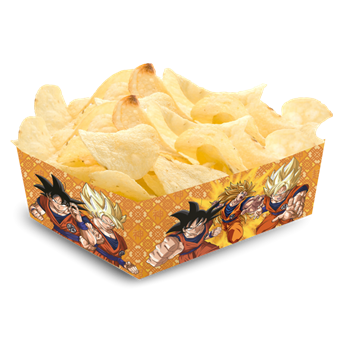 Picture of Bandeja Dragon Ball Snack cartón (14cm x 10cm x 5cm)