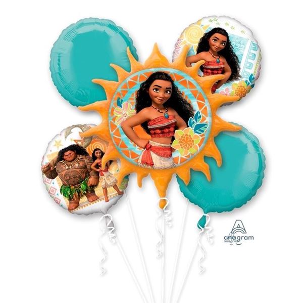 Picture of Bouquet Globos de Vaiana Disney