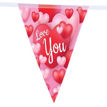 Imagens de Banderín Love You Plástico (5m)
