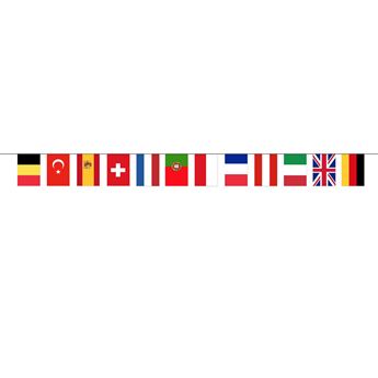 Imagen de Guirnalda Banderas Europeas Papel (5m)