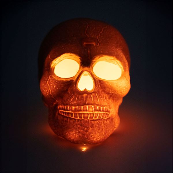 Imagens de Calavera Decorativa con Luz Interior (19x23x21cm)