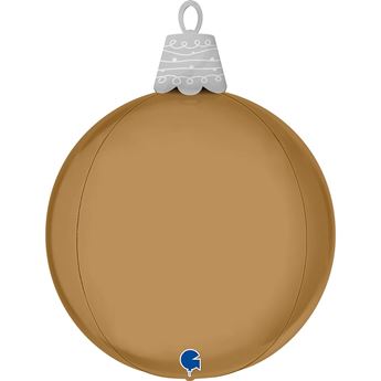 Imagens de Globo Bola Navideña Champán 4D (53cm)
