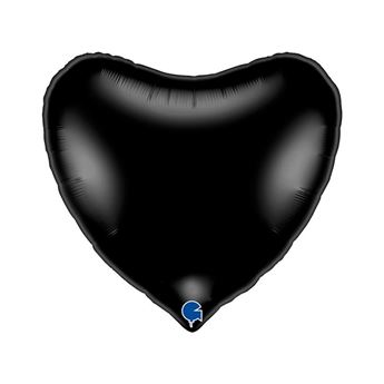 Imagen de Globo Corazón Negro Jumbo (75cm x 70cm)