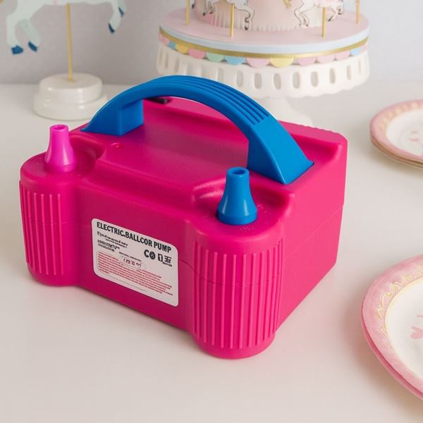 Imagens de Inflador Eléctrico Globos Económico Rosa 