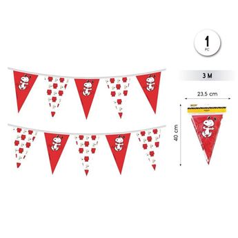Imagen de Banderín de Snoopy Clásico papel (3m)