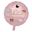 Imagen de Globo Feliz Cumpleaños Rosa Dulce Animales 45cm