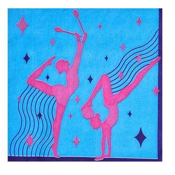 Imagens de Servilletas Gimnasia Rítmica papel 33cm (16 unidades)