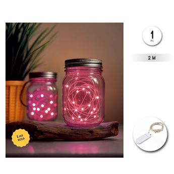 Picture of Guirnalda Luces Led Rosa (2m)
