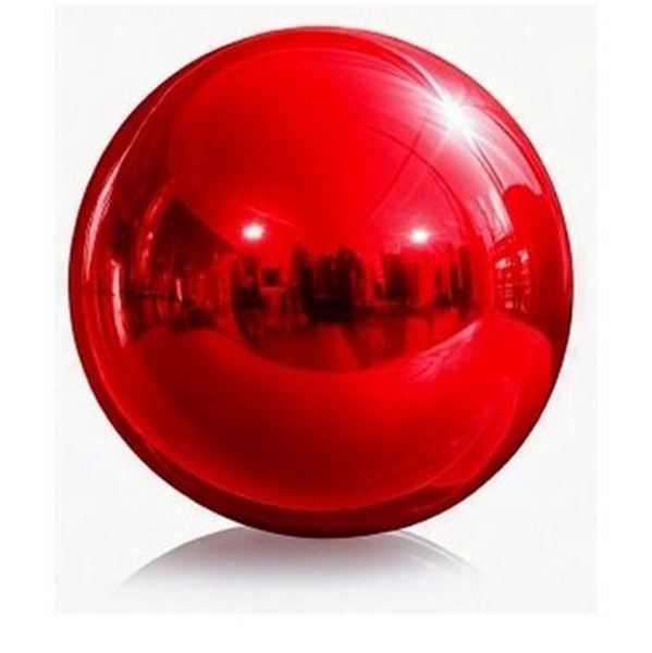 Imagen de Globo Esfera Mirror Ball Roja (80cm)