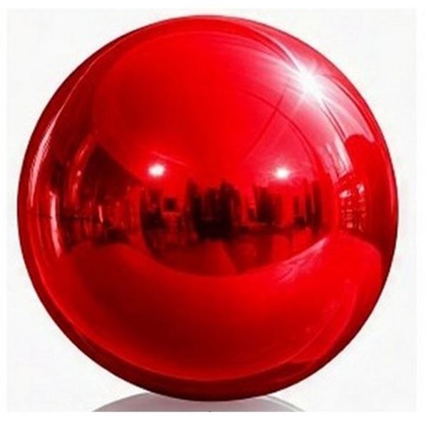 Imagen de Globo Esfera Mirror Ball Roja (100cm)