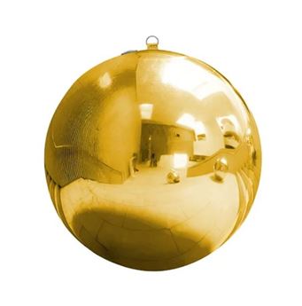 Imagen de Globo Esfera Mirror Ball Dorada Claro (90cm)